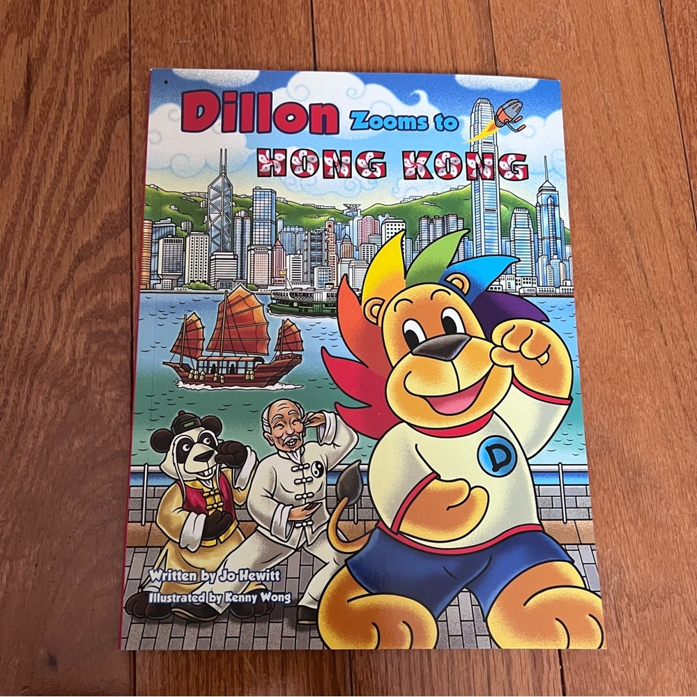 Dillon Zooms to Hong Kong by Jo Hewitt -  Children's Book